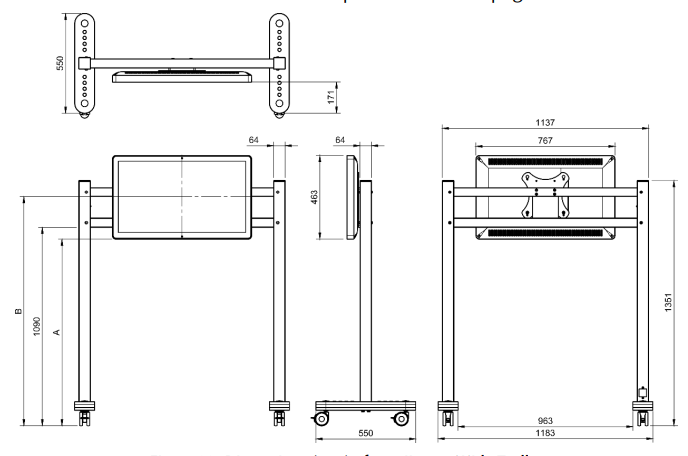 wide Trolley dimensions